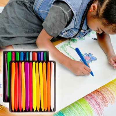 Pastelky, které vydrží malé dětské ruce – 24 barev | PASTELKE