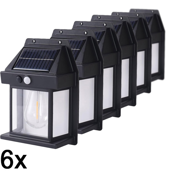 6x Solární venkovní světlo – není potřeba žádná kabeláž | FLUXLAMP
