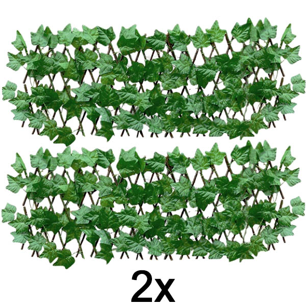 2x Dekorativní a praktický plot pro terasu a zahradu | GREENFENCE